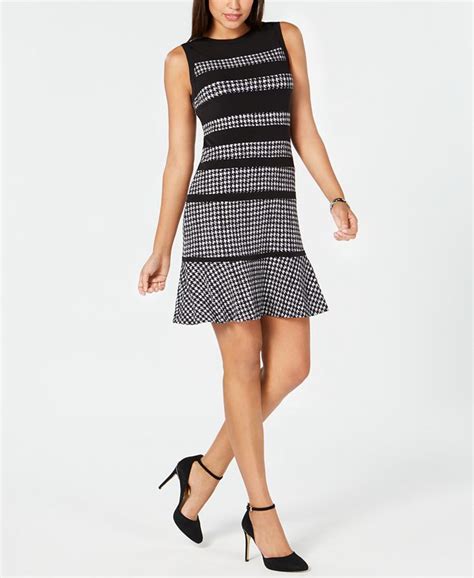 michael kors houndstooth dress